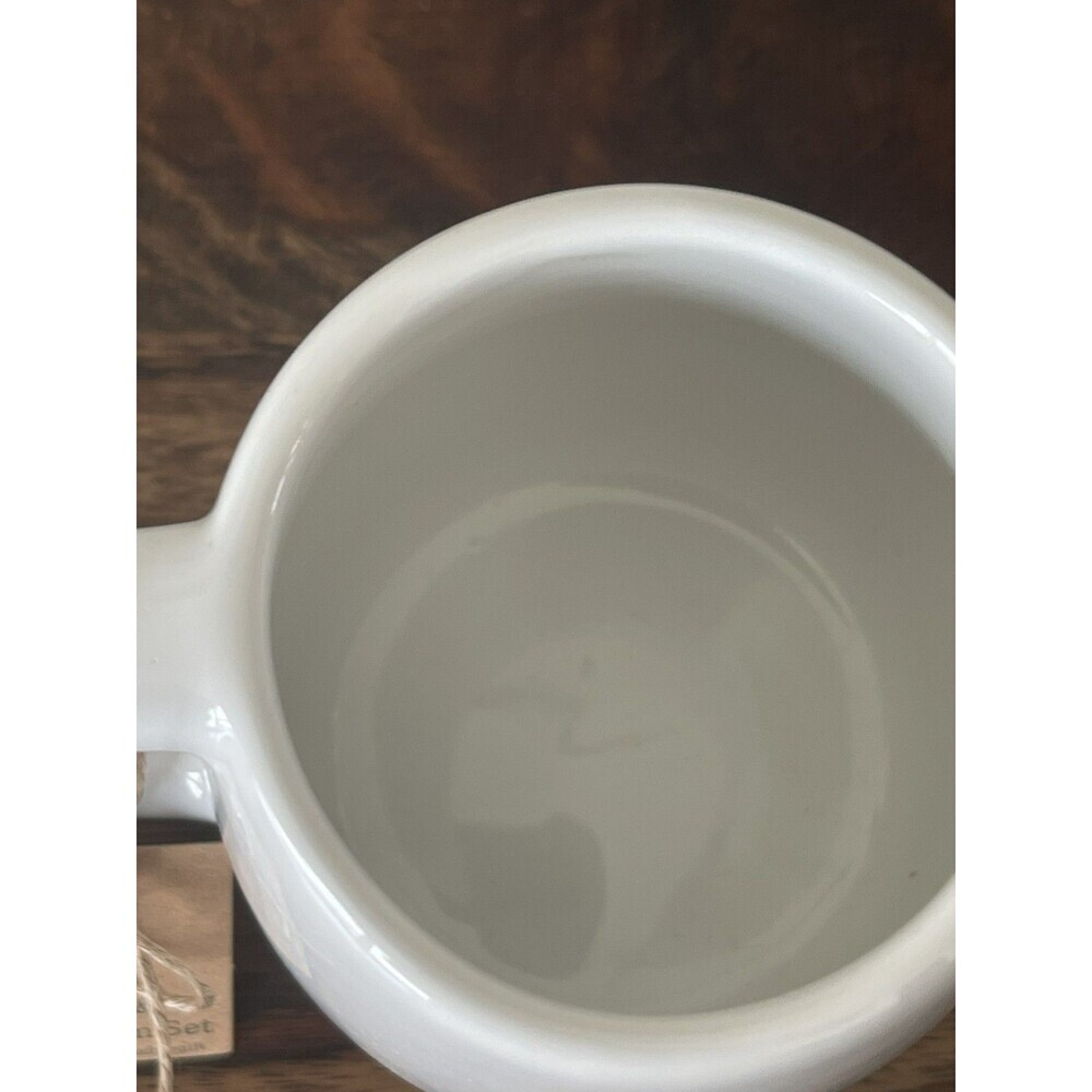 NEW! DOG PERSON DOODLE ART MUD PIE BRAND COFFEE MUG - INCLUDES A COLLAR CHARM - Picture 6 of 6